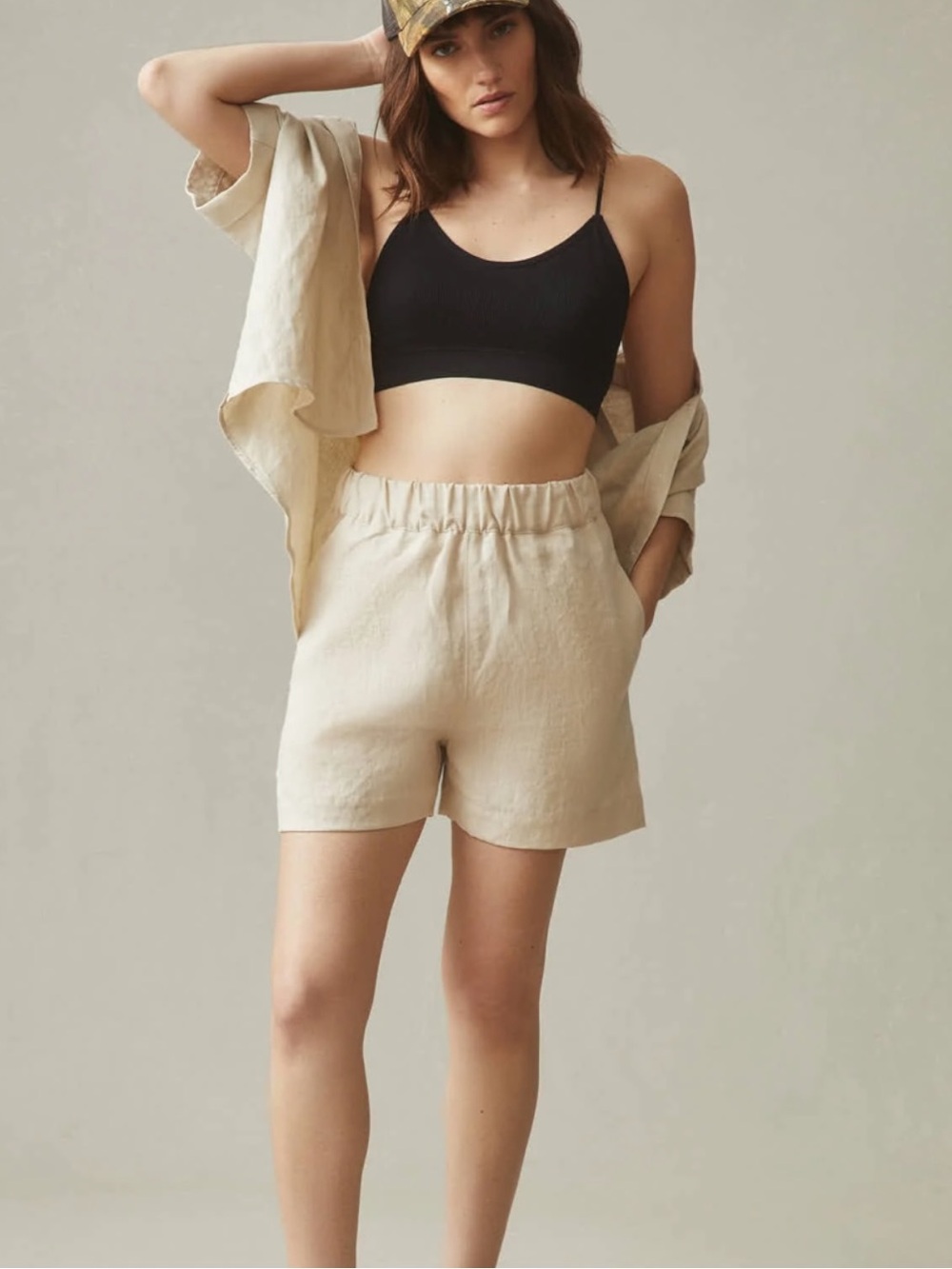 AMERICAN GIANT Women's Linen
Short in Cotton (XS) (NWT)